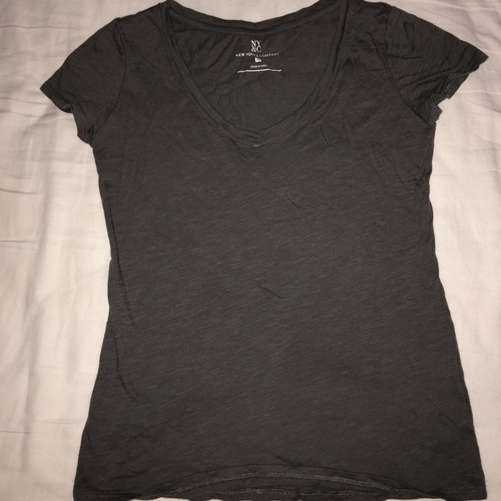 Dark Gray V-Neck Shirt